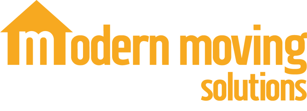 Modern Moving Solutions Yellow Logo